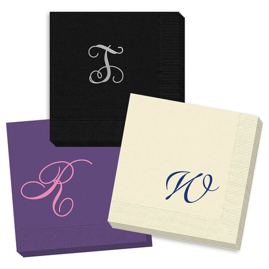 Design Your Own Single Initial Napkins